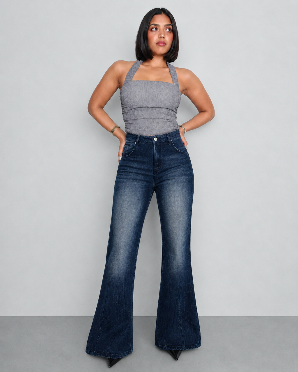 Baddie Breakup Flare Jeans — image 4