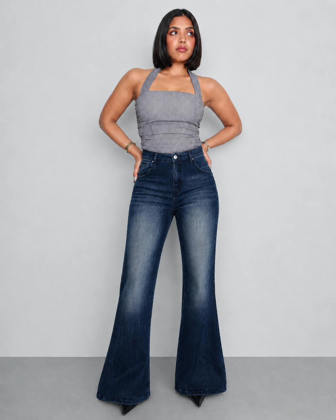 Baddie Breakup Flare Jeans — image 4