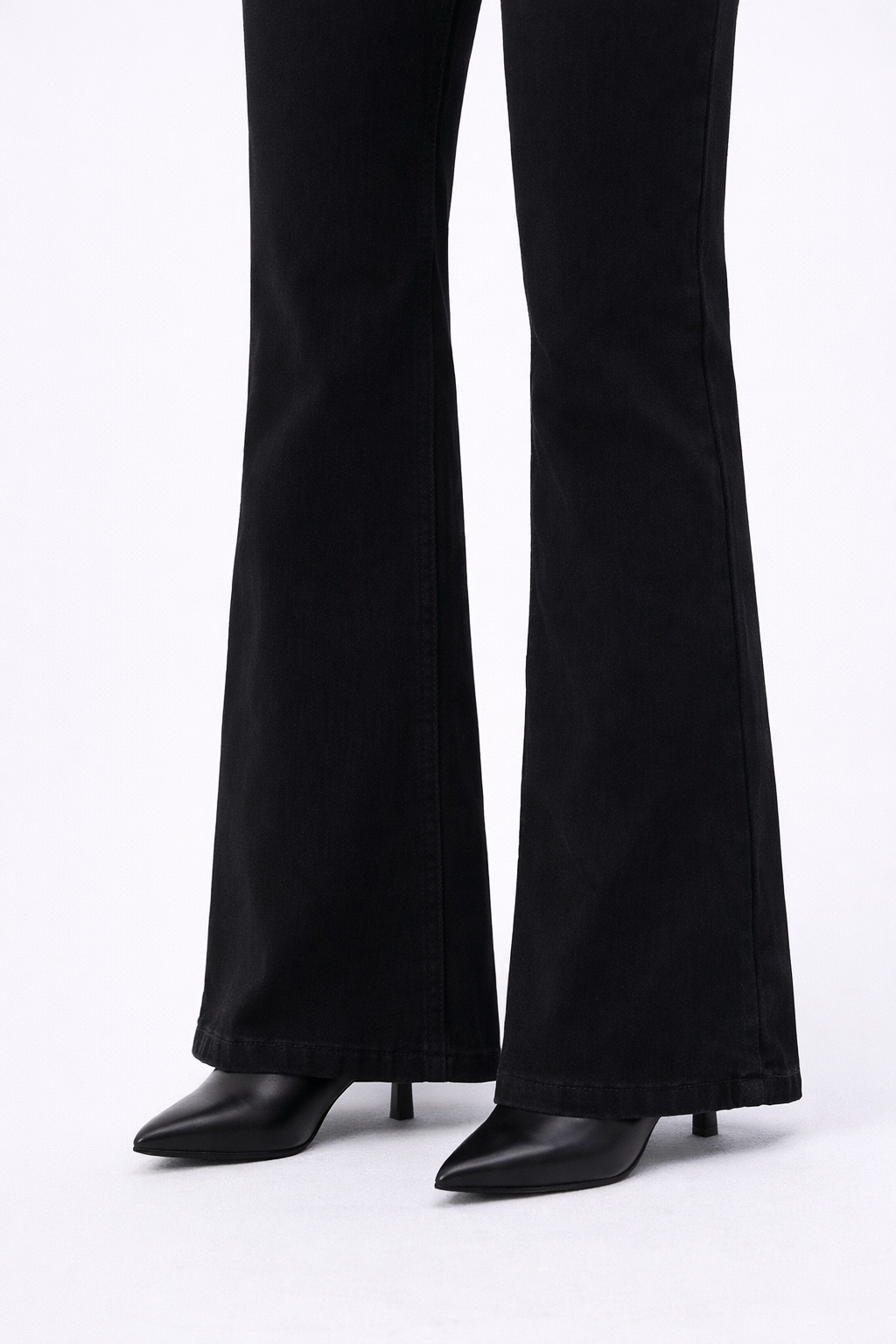 Black Bootcut Flare High Waist Jeans — image 2