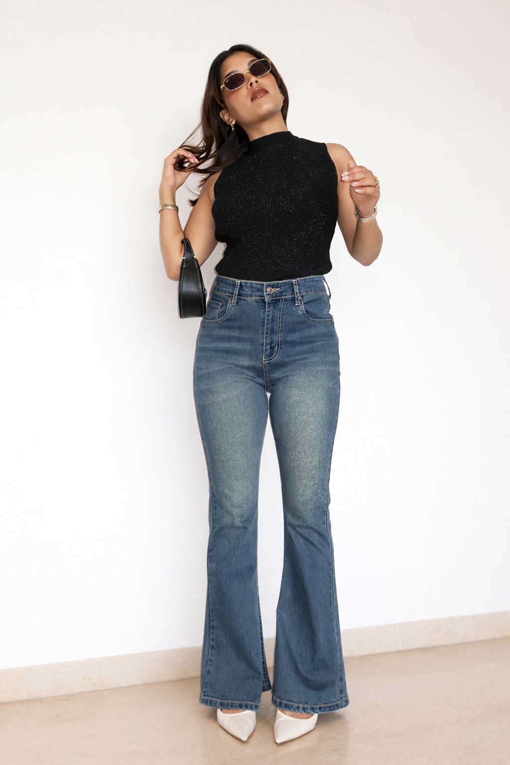 Classic Vogue Flare Jeans — image 1