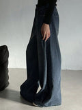 Dark Blue Energy Baggy Wide Leg Jeans — image 1