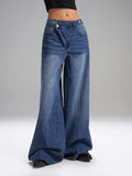 Deconstructed Fly Extra Wide Leg Jeans — image 1