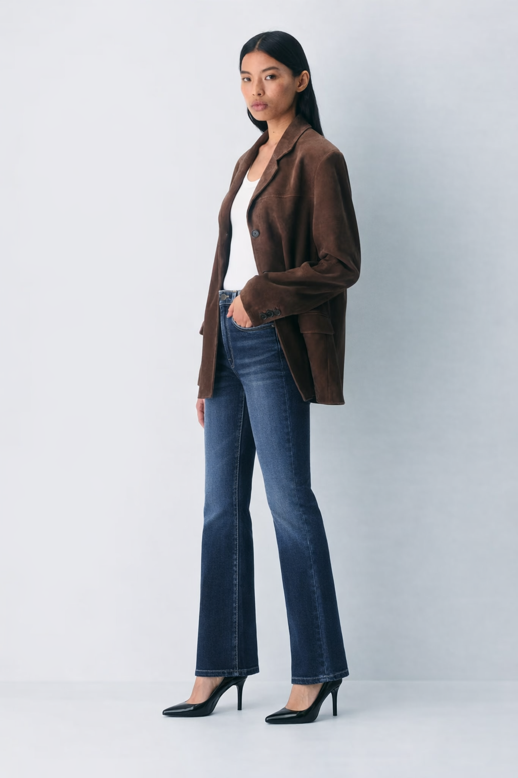 Deep Blue Flare Bootcut Jeans — image 2