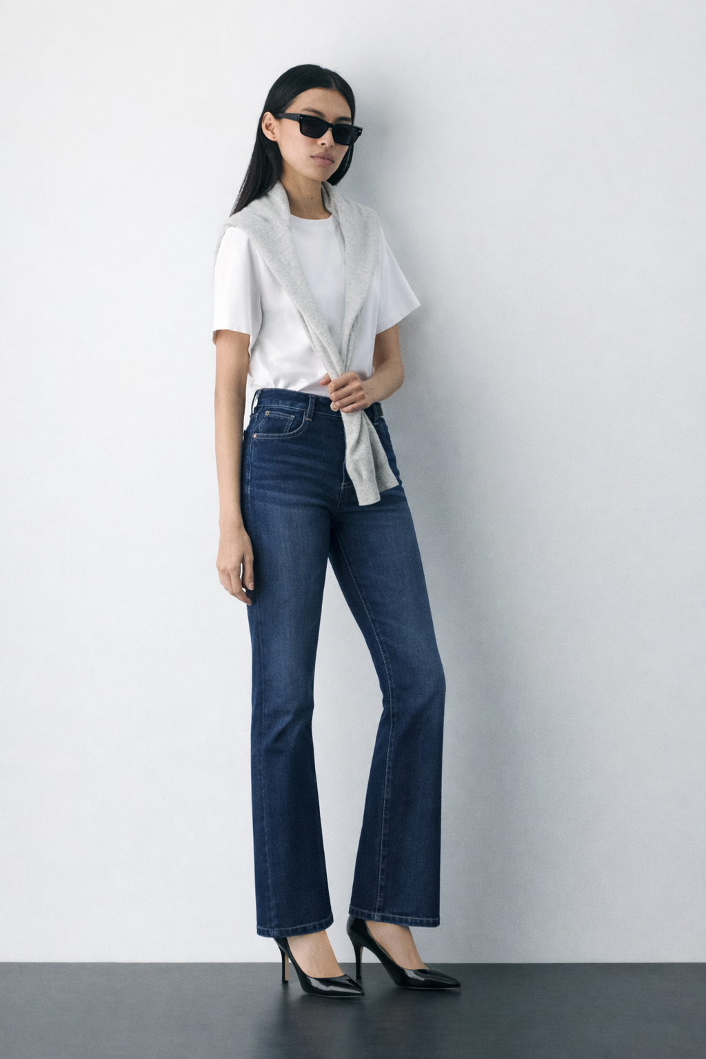 Deep Blue Flare Bootcut Jeans — image 5