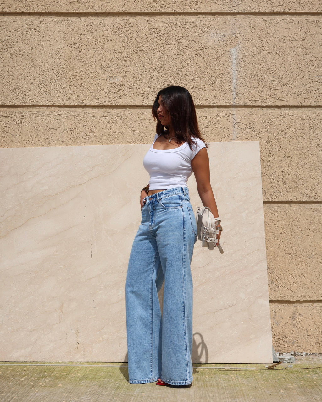 Malibu Blue Fade Wide Jeans — image 5