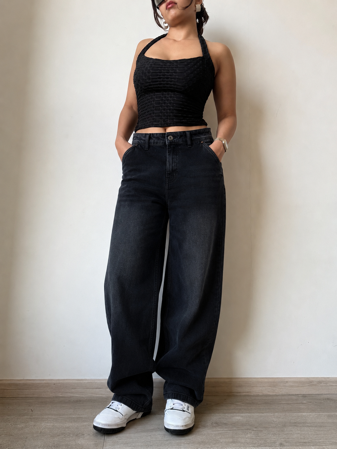 Night Flame Baggy Jeans — image 1