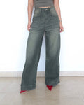Olive Edit Baggy Wide Leg Jeans — image 1