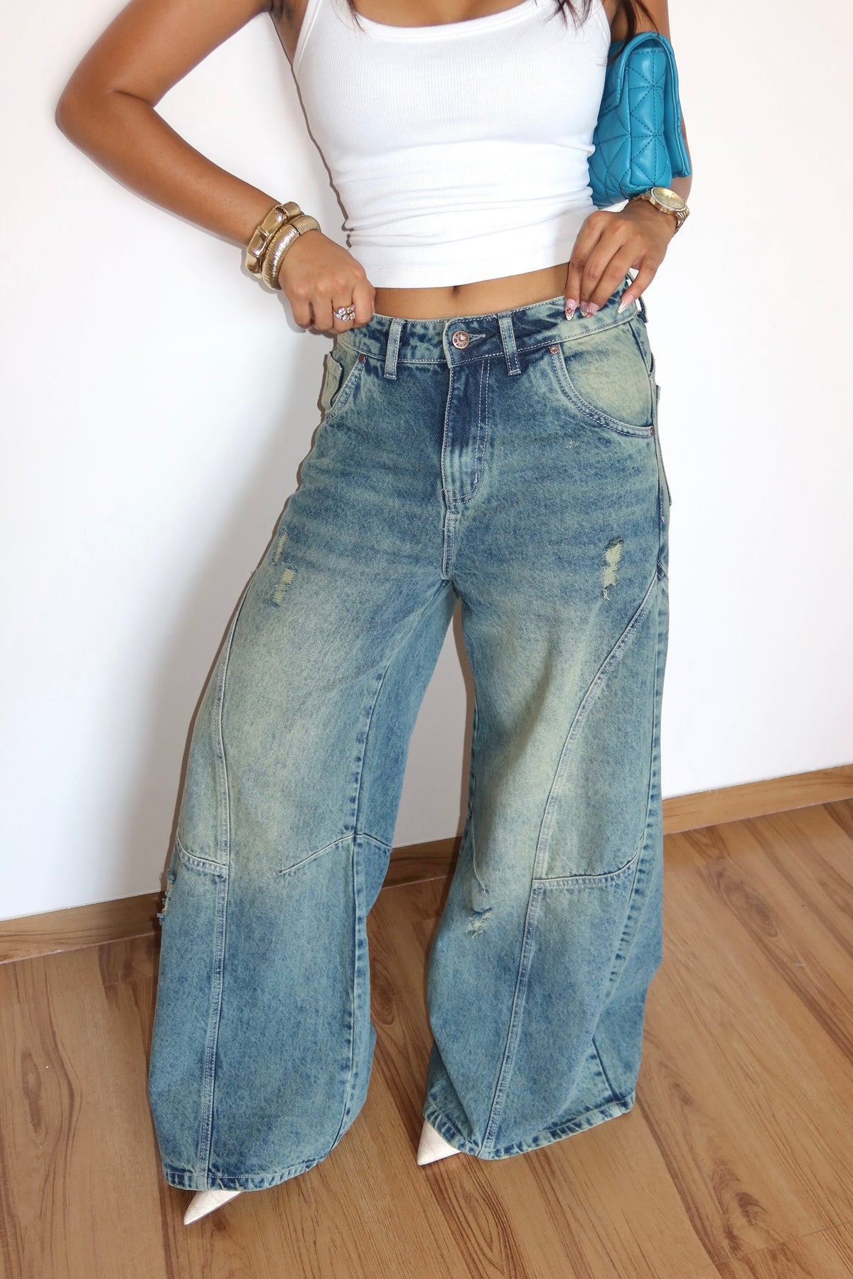 Scar Blue Extra Baggy Jeans — image 2