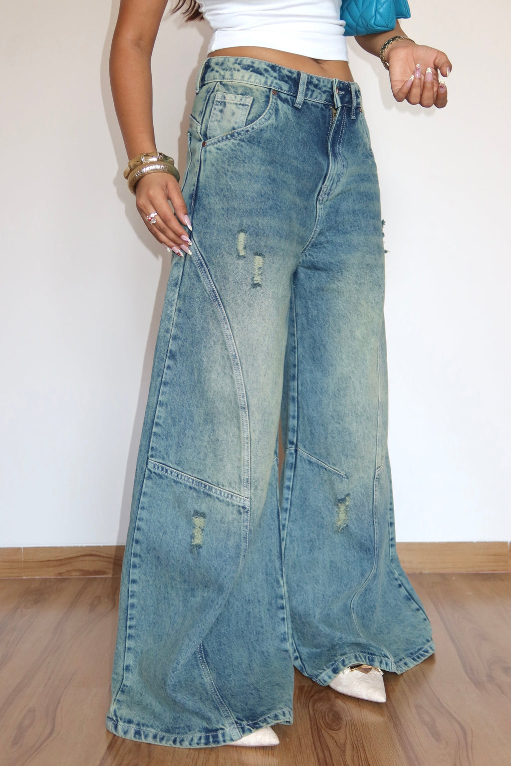 Scar Blue Extra Baggy Jeans — image 3
