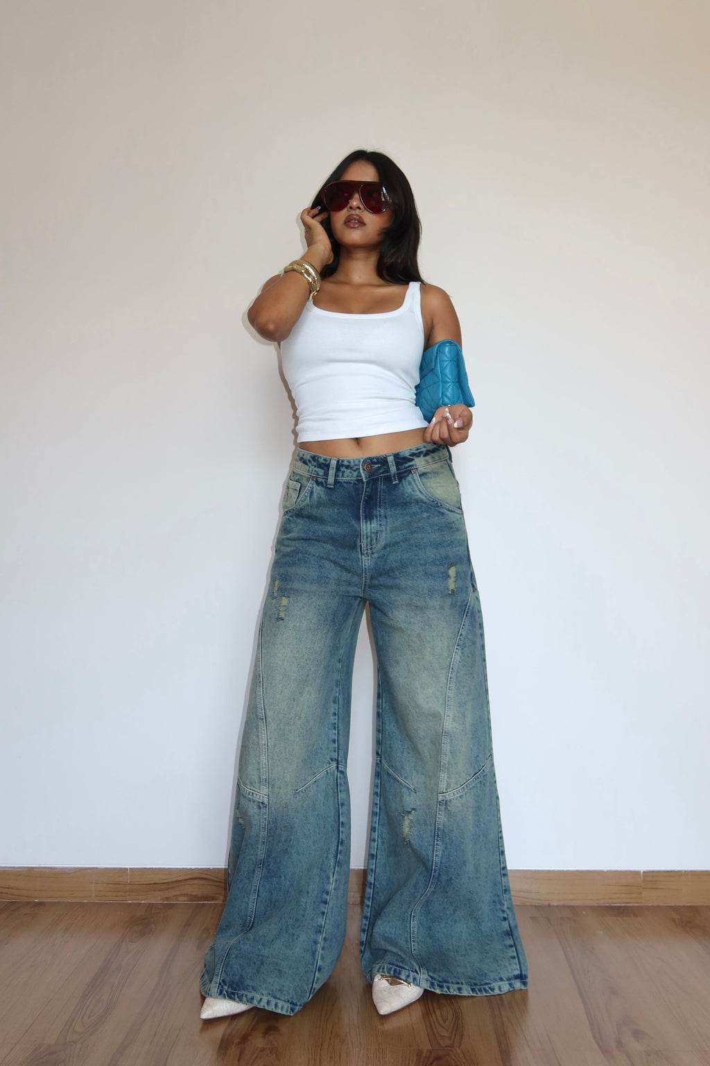 Scar Blue Extra Baggy Jeans — image 5