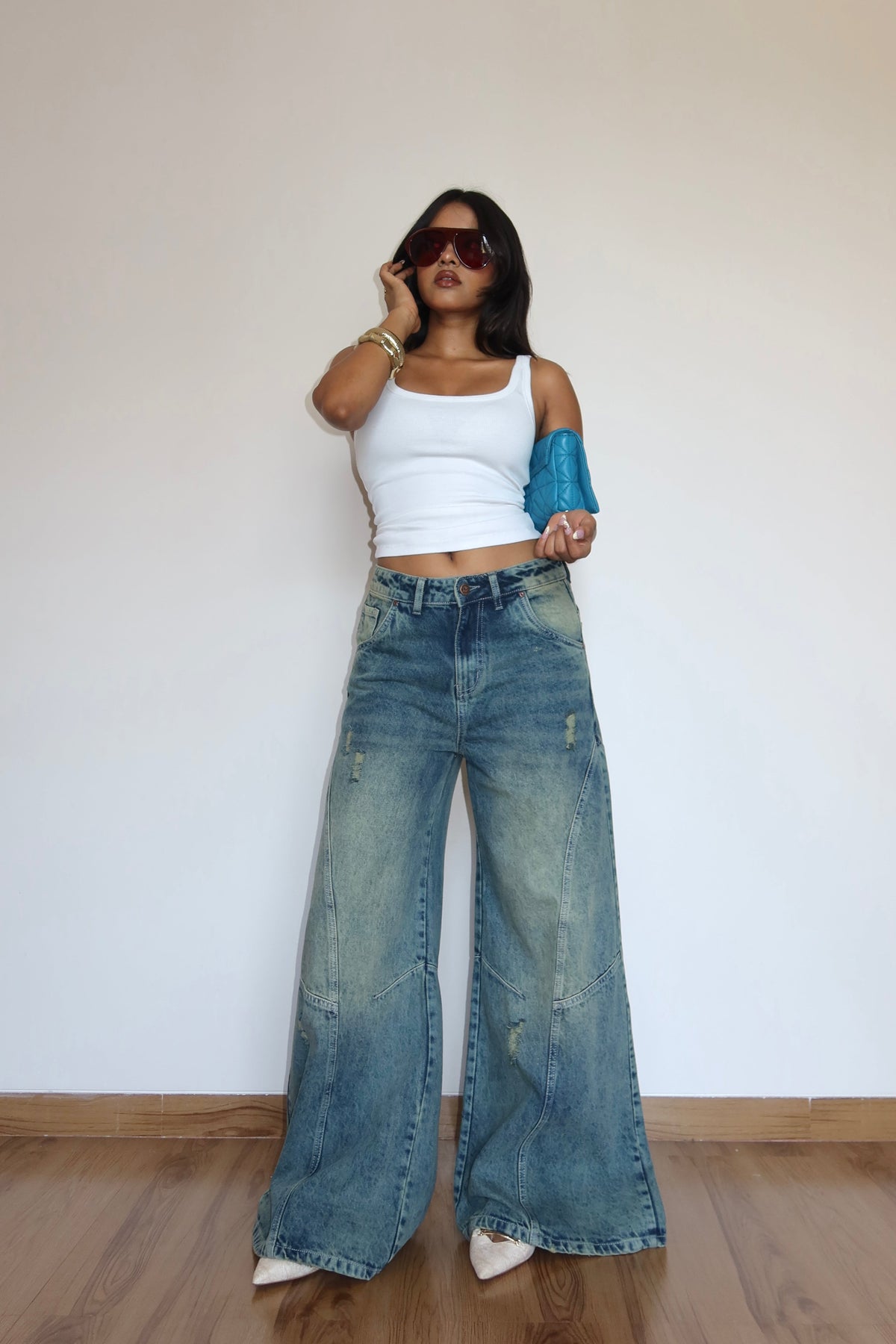 Scar Blue Extra Baggy Jeans — image 5