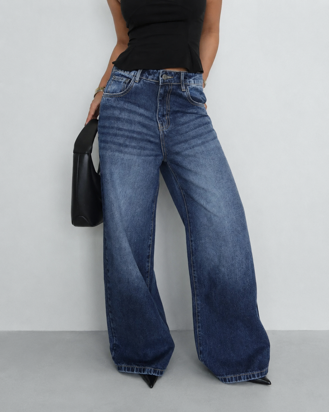 So Much Attitude Baggy Wide Leg Jeans — image 1