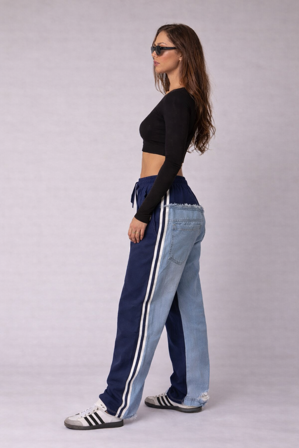 Dual Personality Denim Joggers — image 3