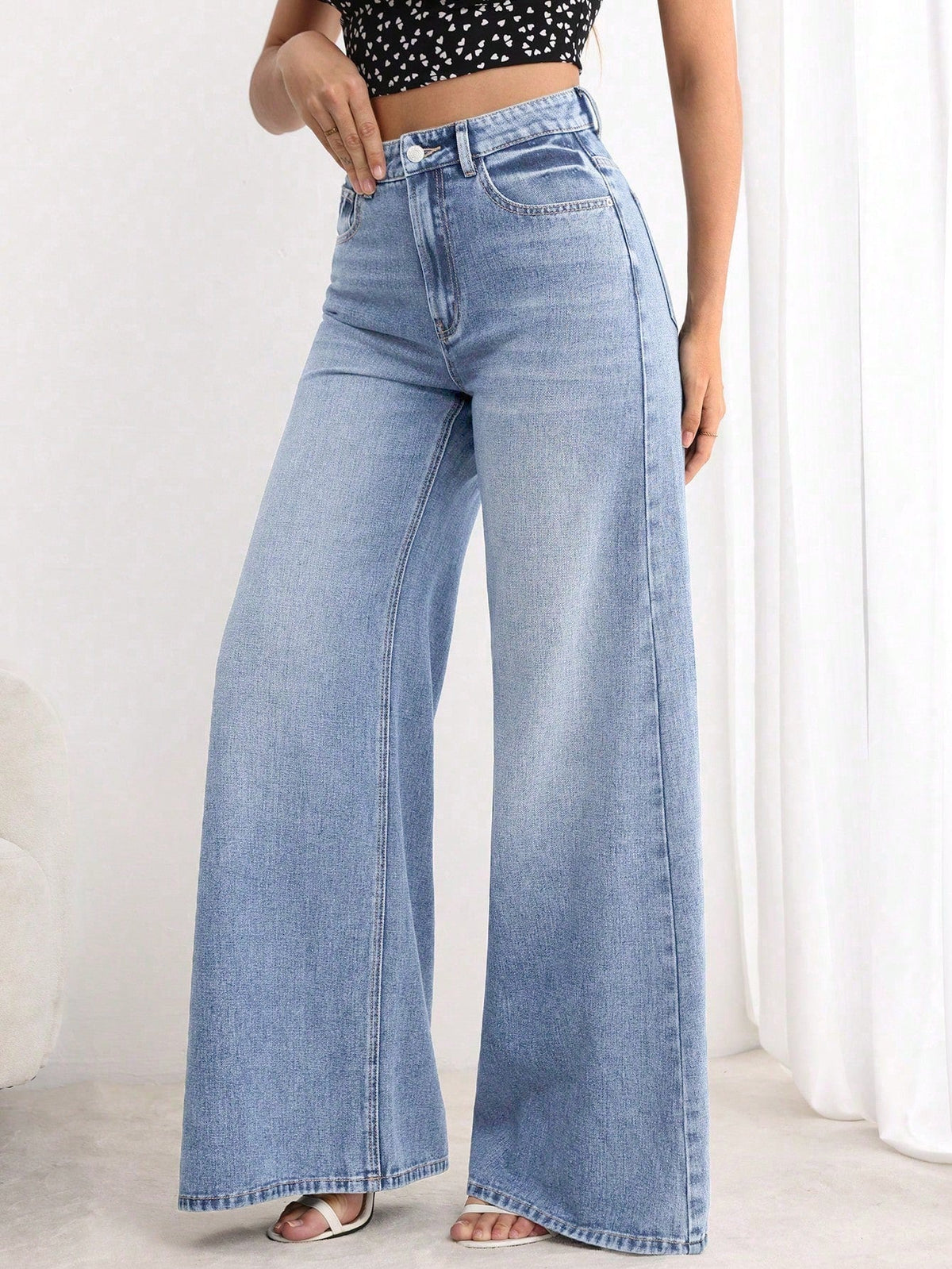 Sweet Static Extra Wide Leg Jeans — image 3