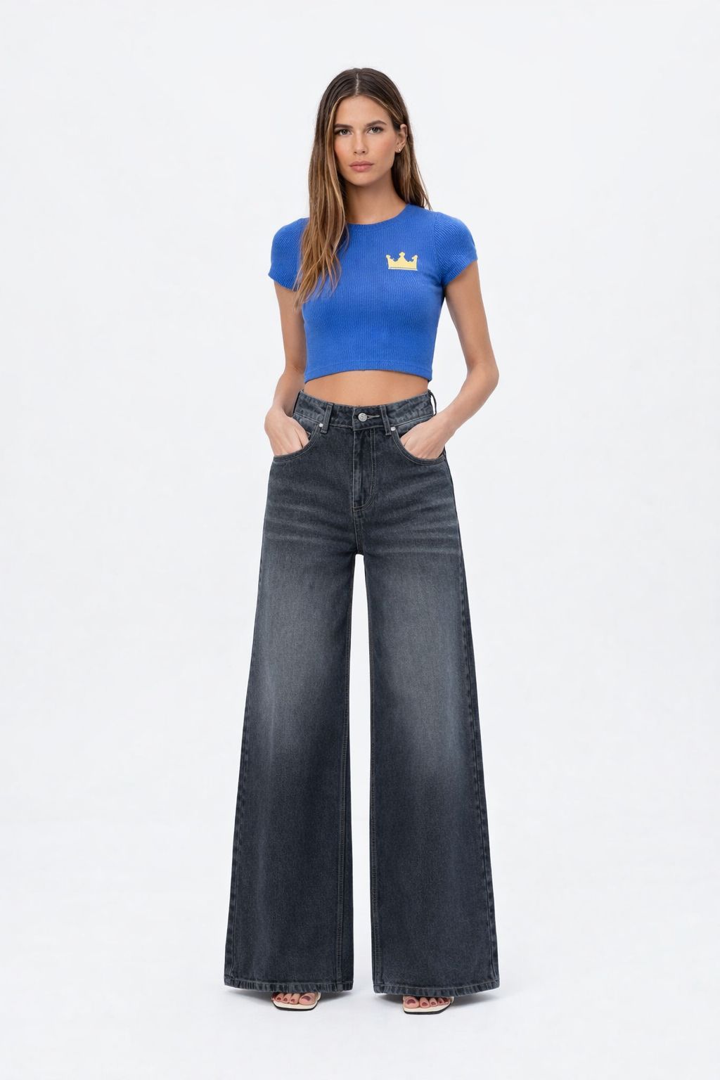 Sweet Static Extra Wide Leg Jeans — image 6
